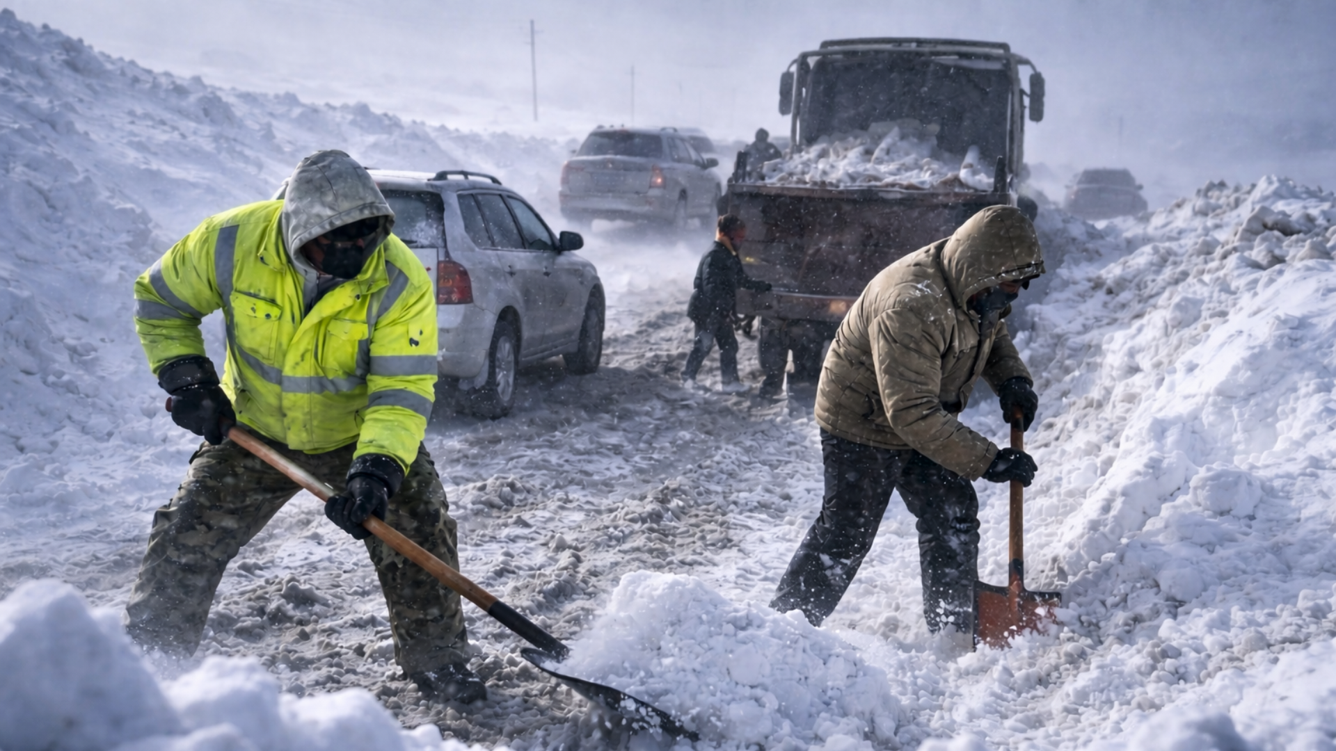 Tempestade de Neve no Noroeste da China: o que Causou o Bloqueio da Estrada