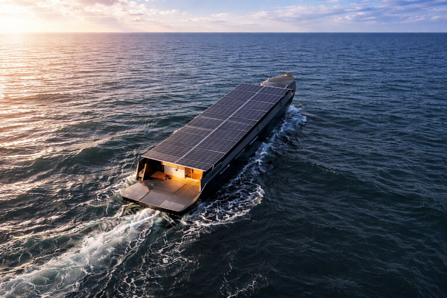 Barco movido a energia solar: o que esse projeto revela sobre o futuro da navegação