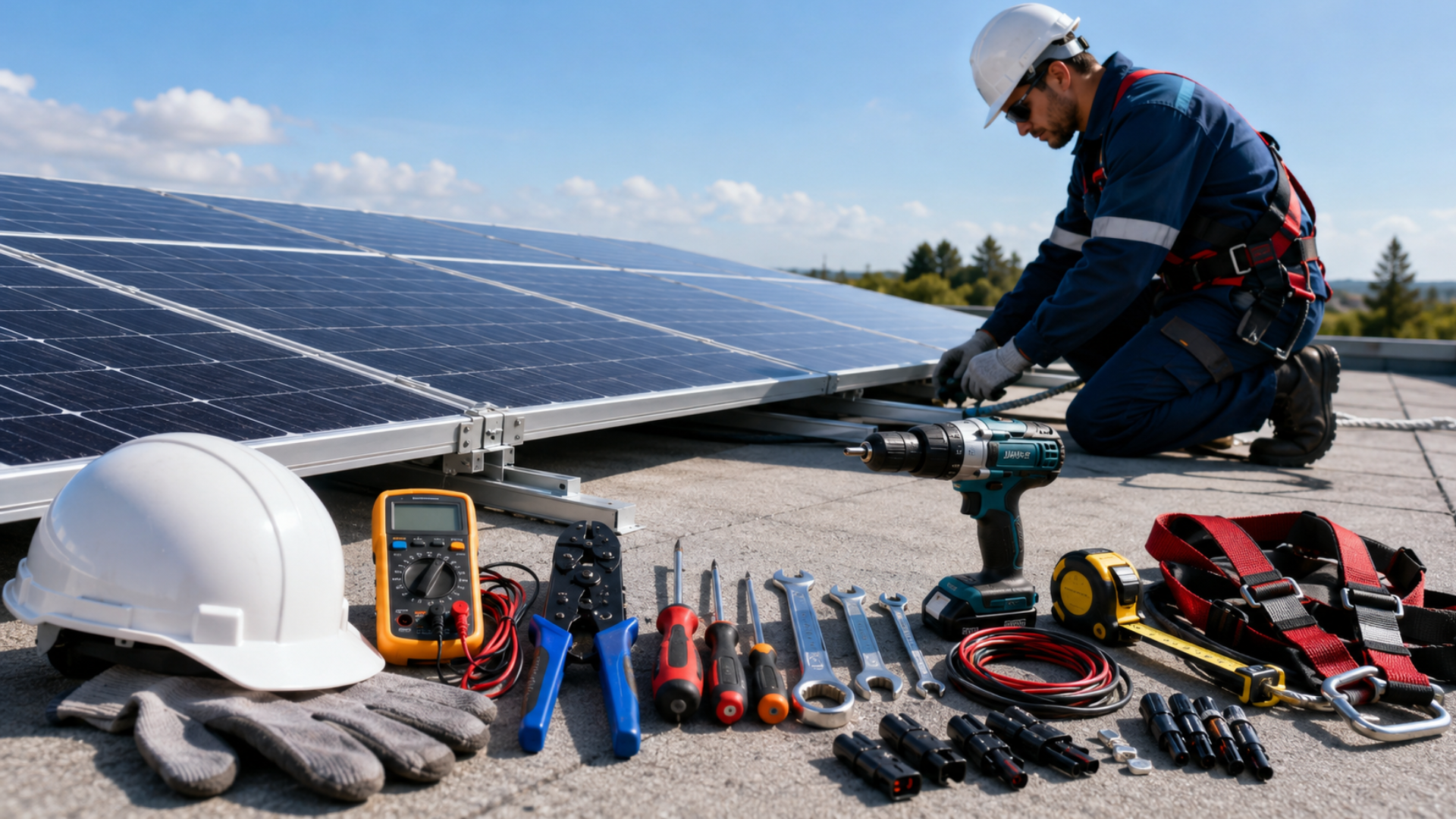 Ferramentas para sistema fotovoltaico: o que comprar primeiro sem gastar errado