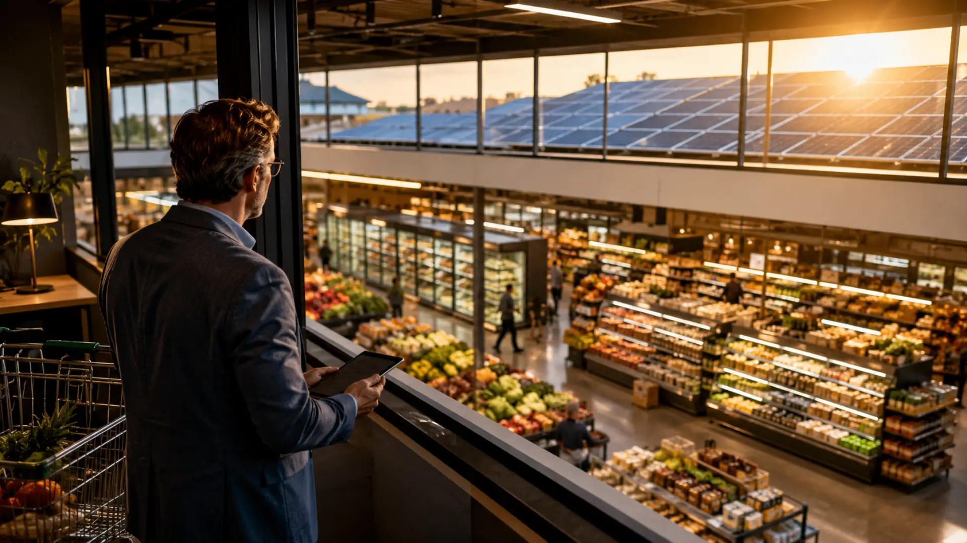 Energia solar para supermercados: como reduzir custos com refrigeração e iluminação