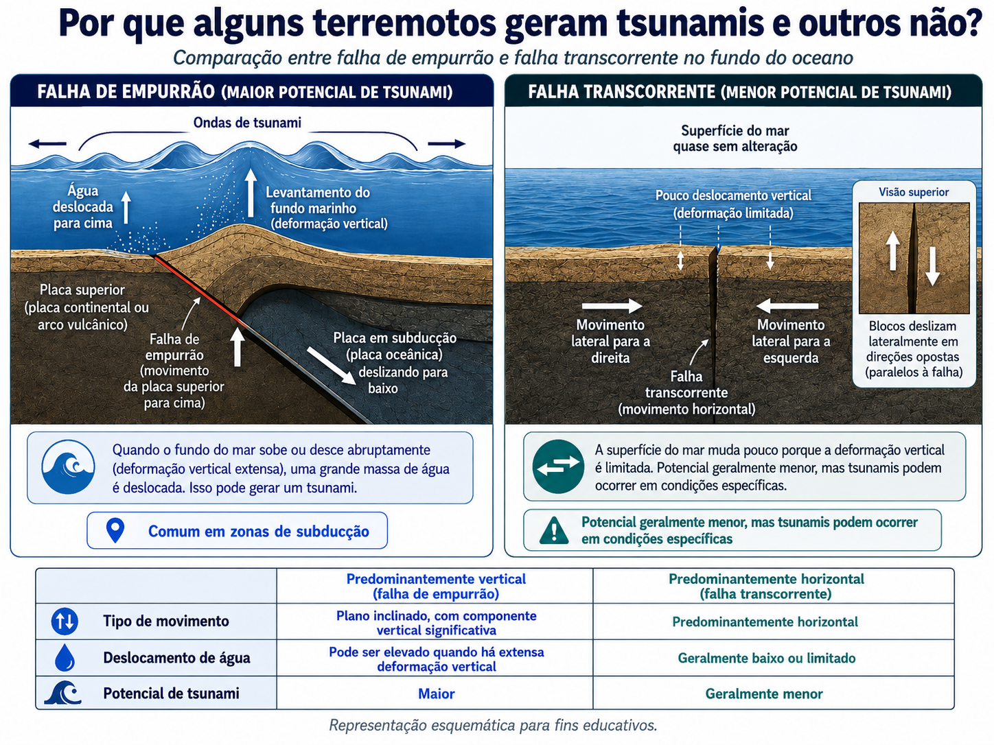 Terremotos e tsunamis: por que alguns terremotos provocam ondas gigantes e outros não?